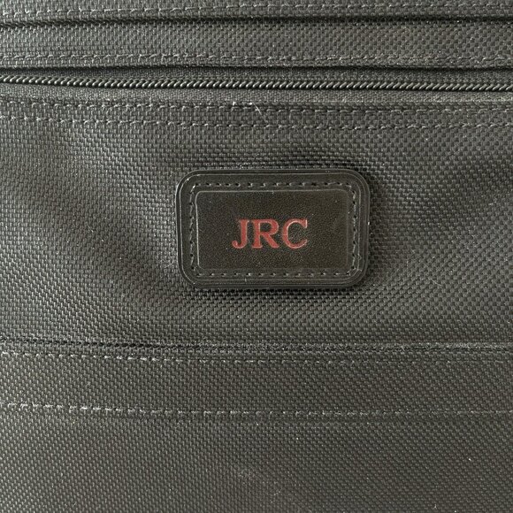 Tumi Briefcase Laptop Shoulder Bag Black Ballistic Nylon Carry On Shoulder Strap - Picture 3 of 16